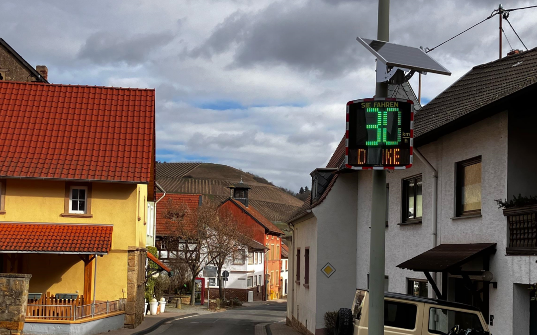 Geschwindigkeitsanzeige